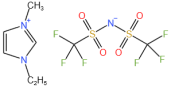 1-乙基-3-甲基咪唑雙三氟甲基磺酰亞胺鹽結(jié)構(gòu)式
